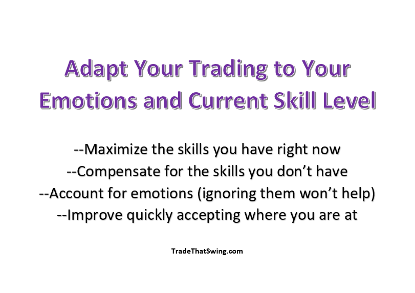 adapt trading to emotions and skill level