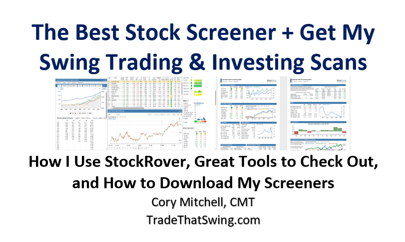 stockrover screener + scans